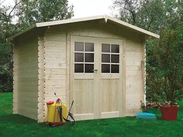 Abri de jardin en bois Dresden - L.248xH.219.5xP.198cm SOLID Retour Gratuit