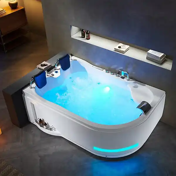 Baignoire balnéo Genova Droit 40 jets DISTRIBAIN Soldes