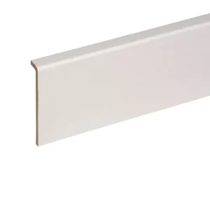 Dernier Modèle Surplinthe de rénovation bois MDF blanche - Ép.19 x l.110 mm - L.2.40 m - AJ TIMBER