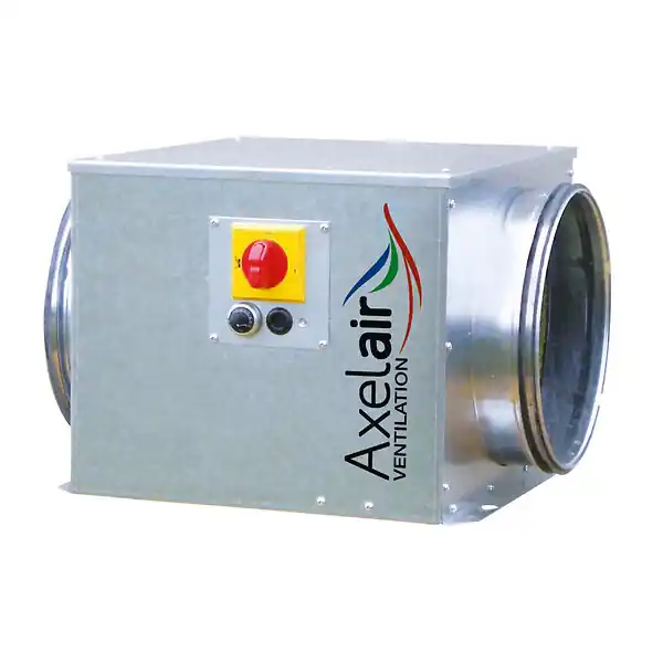 Caisson d‘extraction moteur EC D400 mm + filtre G4 MINIBLUE® - AXELAIR - CMSG4400 Satisfait Ou Remboursé
