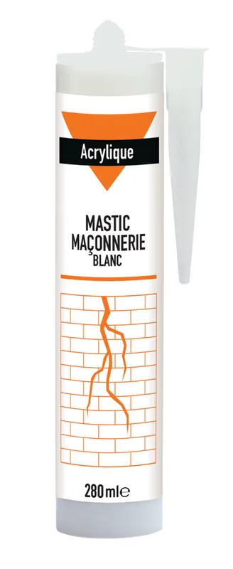 Paiement Sécurisé Mastic Acrylique Maçonnerie Blanc 280 ml
