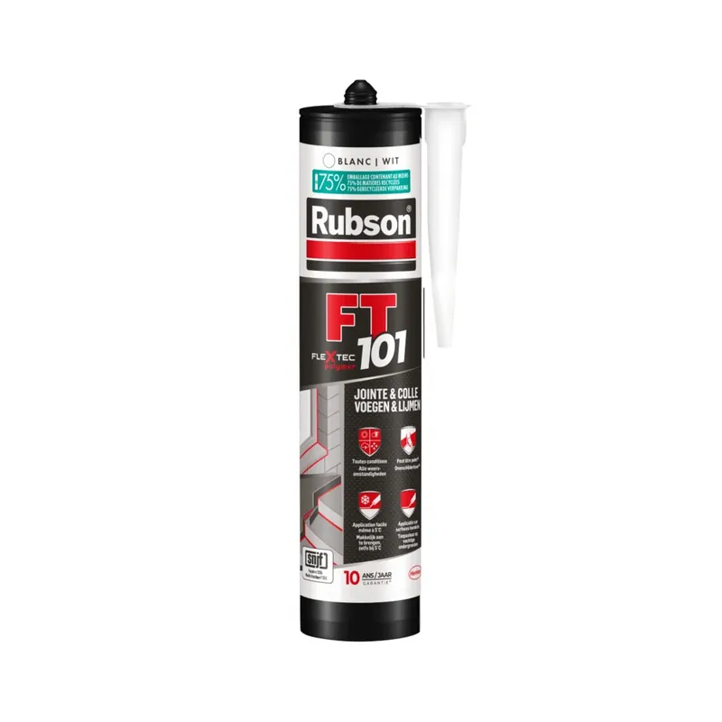 Mastic Colle FT101 Joint & Fissure Blanc 280 ml RUBSON Meilleure Vente