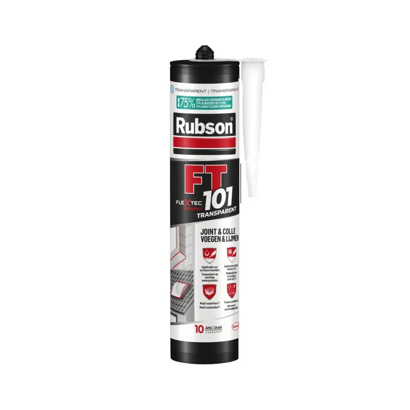 Commander Maintenant Mastic Colle FT101 Joint & Fissure Transparent 280 ml RUBSON