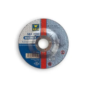 Offre Limitée Disque à tronçonner métaux diamètre 115 mm SEA