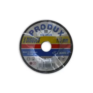 Disques à tronçonner métaux diamètre 115 mm par 5 Eco Livraison Express