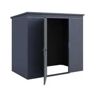 Abri de jardin en métal GARY T4 - Anthracite - L.236.9xl.136.7cm WEKA Affaire À Saisir