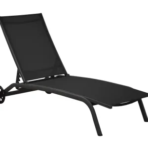 Satisfait Ou Remboursé Bain de soleil aluminium grey/noir CELIO - PROLOISIRS