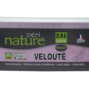 Peinture naturelle murale Berlingot velours 2,5 l - DEFI NATURE Promotion