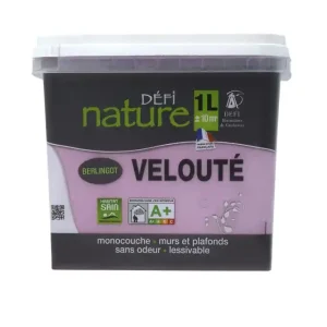 Peinture naturelle murale Berlingot velours 1 l - DEFI NATURE Expédié Aujourd'hui