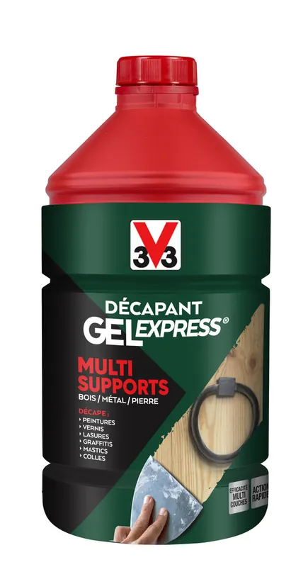 Décapant gel express multi supports 2 litres V33 Promotion Saisonnière
