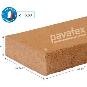 Remise Panneau de fibre de bois PAVAFLEX - Épaisseur 145 mm - l.0,575 x L.1,22 m SOPREMA