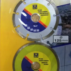 Disque diamant et disque carrelage et béton diamètre 125 mm Eco Quantité Limitée