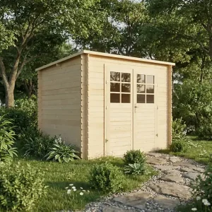 Abri de jardin en bois Initia - L.298xl.298cm SOLID Super Prix