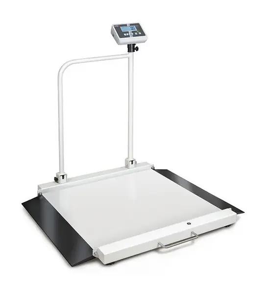 Dernière Chance Kern - Plateforme de pesée pour chaise roulante MWA 880x840mm portée 300 kg + barre de retenue + rampes d‘accès - MWA 300K-1PM Kern sohn