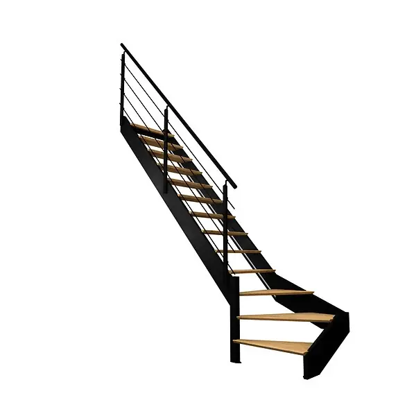 Kit escalier SPECTRA 1/4 Tournant Gauche avec Garde-corps KORDO Nouveauté