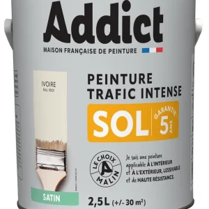Peinture SOL Satin ivoire Ral 9001 2.5L ADDICT Expédié Aujourd'hui