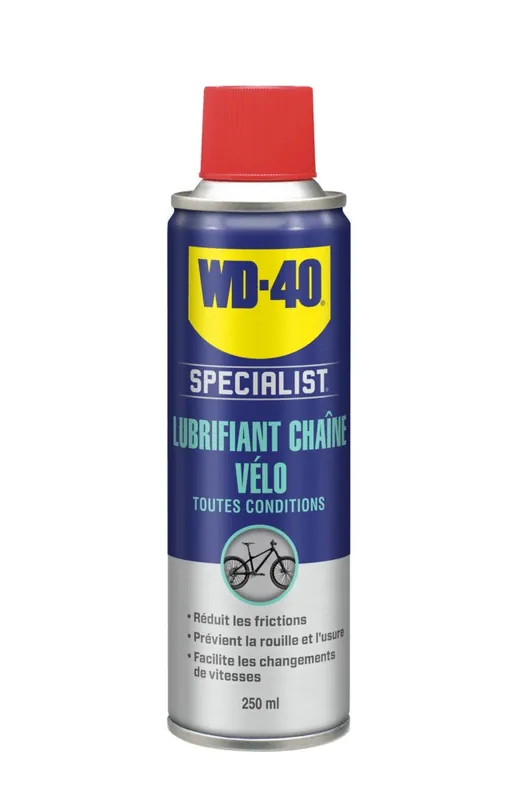Achat Immédiat Lubrifiant chaîne toutes conditions 250 ml - WD-40