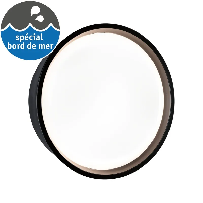 Applique extérieur LED Platomo noir IP44 2000 lumens blanc chaud - PAULMANN Nouvel Arrivage
