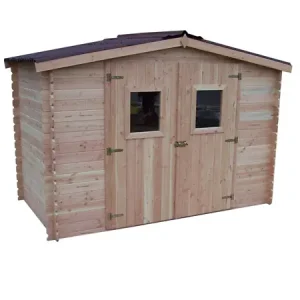 Abri de jardin bois Douglas - Dalia - L.310xH.220xP.169cm HABRITA Nouveauté
