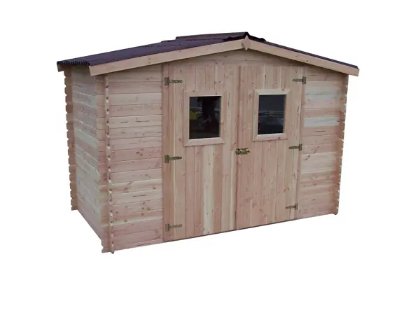 Abri de jardin bois Douglas - Dalia - L.310xH.220xP.169cm HABRITA Nouveauté