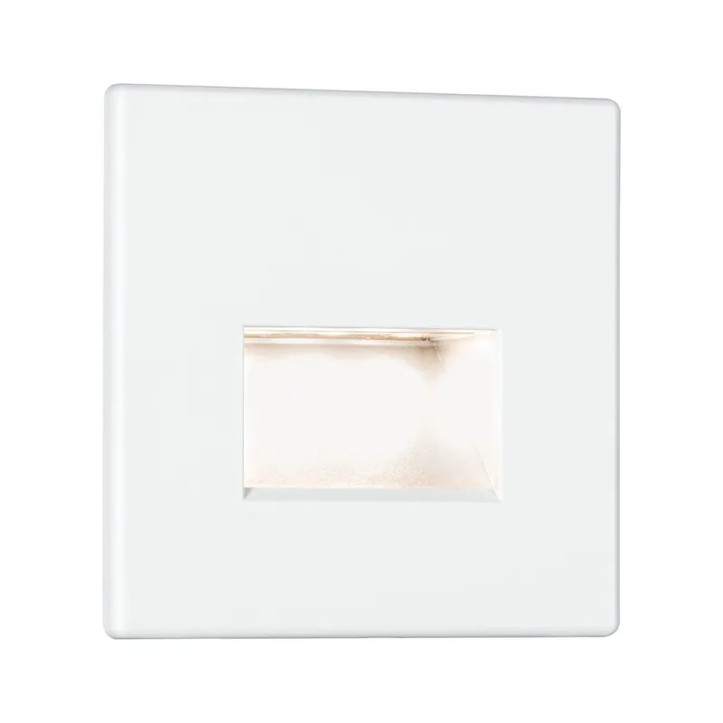 Spot LED encastrable mural carré blanc - PAULMANN Petit Prix