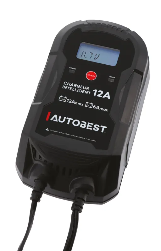 Chargeur 12 V/12 A - 24 V/6 A - AUTOBEST Livraison Express
