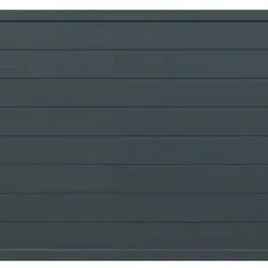 Portail coulissant alu Opal - Gris - L.3750xH.1780mm ELSEALU Bon Plan