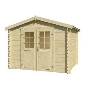 Acheter Direct Abri de jardin en bois Norah 230 - L.275xl.230cm LASITAMAJA