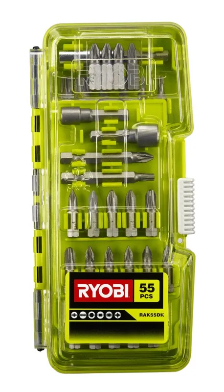 Coffret 55 accessoires mixtes - RYOBI Prix Promo