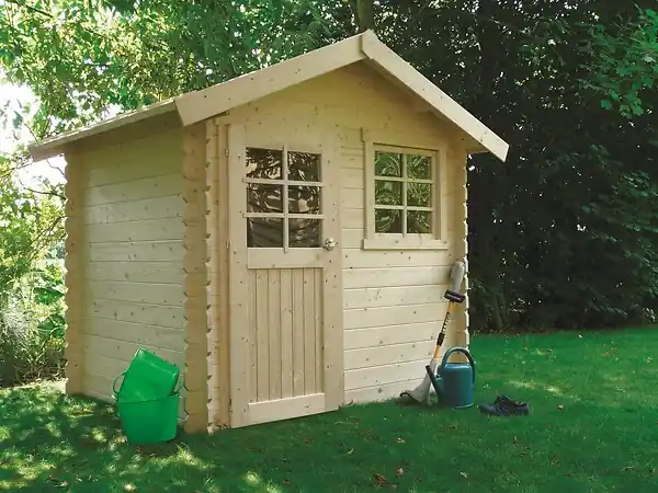Abri de jardin bois Saran - Dimensions L.344xl.215xH.239cm SOLID Authentique