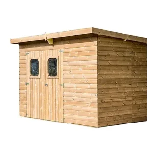 Bon Marché Abri de jardin bois Theora - L.333xH.220xP.220cm HABRITA