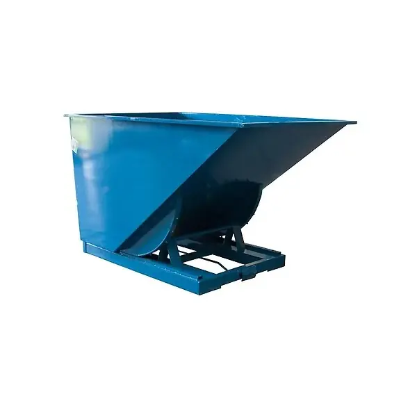 Prix Bas Fimm - Benne En Tôle Auto-basculante 1100 L Charge 2000 Kg Coloris Bleu