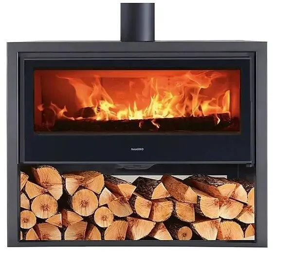 Poêle à bois acier Allegro - Anthracite - 8.9kW PANADERO Offre Du Jour