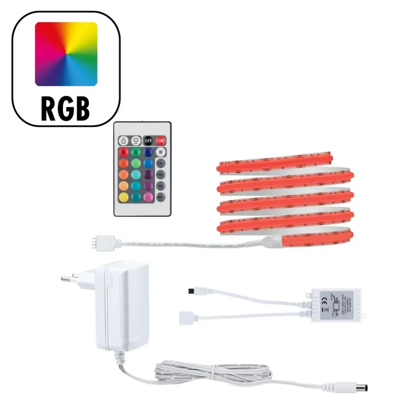 Ruban LED COB 1,5m prêt à l‘emploi multicolore avec télécommande 12W 12V SIMPLED PAULMANN Acheter Direct