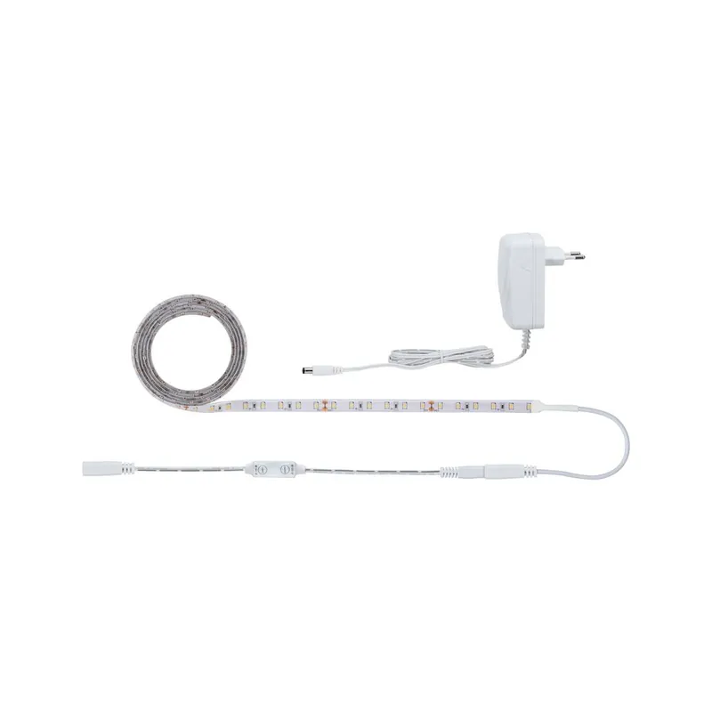 Populaire Ruban LED 1,5m prêt à l‘emploi blanc chaud avec interrupteur et variateur de lumière 17W 24V SIMPLED POWER PAULMANN