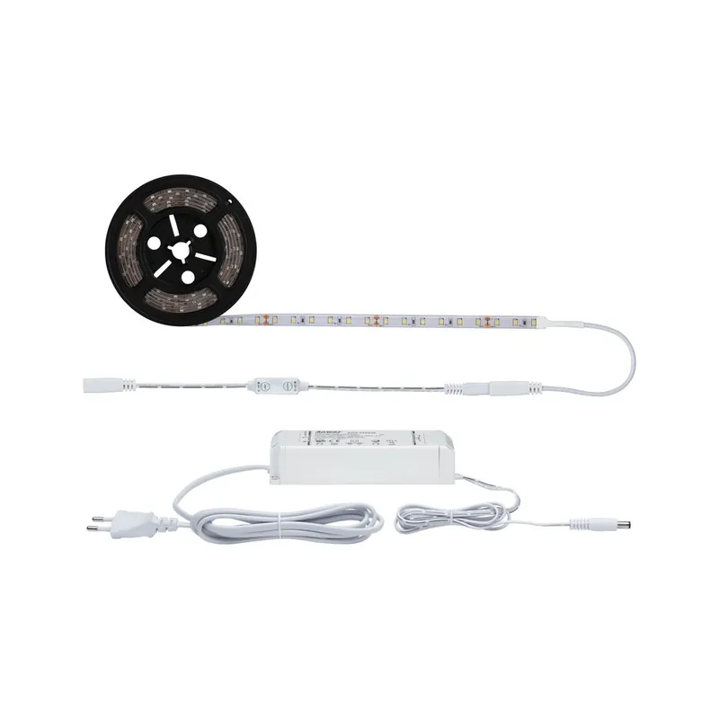 Ruban LED 3m prêt à l‘emploi blanc neutre avec interrupteur et variateur de lumière 33W 24V SIMPLED POWER PAULMANN Authentique