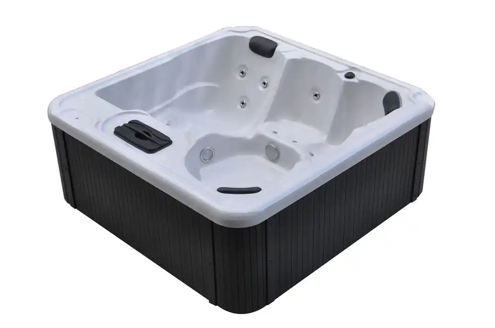 Spa semi-rigide carré acrylique 200 x 200 cm hauteur 78 cm 5 places - BESTWAY Offre Exclusive