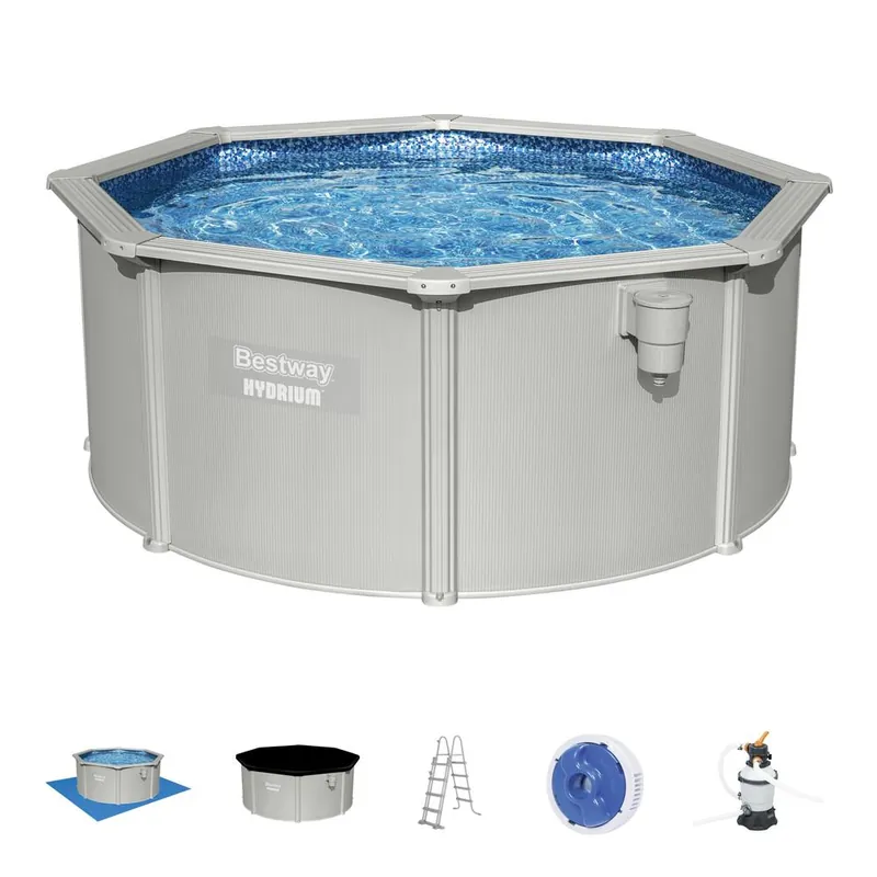 Produit De Marque Piscine hors sol hexagonale tubulaire Ø 300 cm hauteur 120 cm - BESTWAY