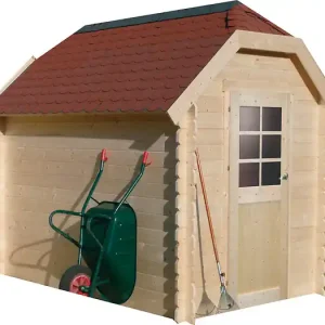 Nouveauté Abri jardin bois GALWAY classe 3 - L.301.2xH.242xP.242.7cm SOLID