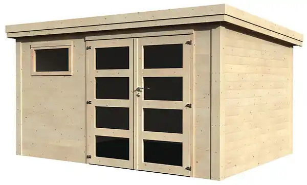 Abri de jardin bois Paolo - Beige - 9.66m² DECOR ET JARDIN Acheter Direct