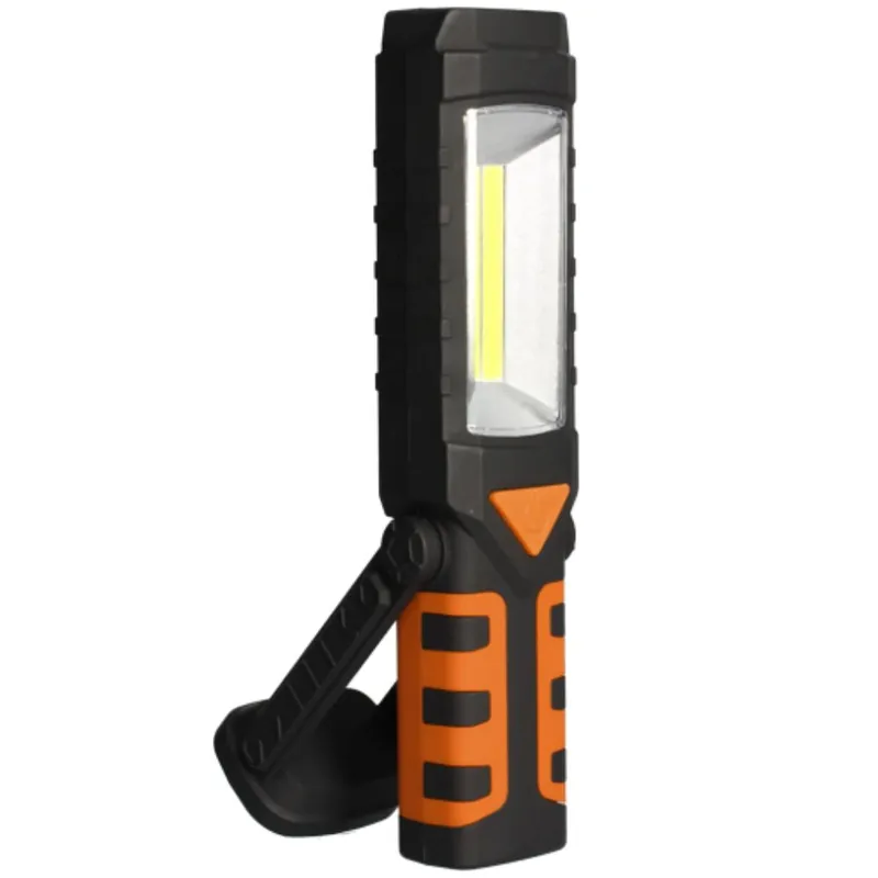 Lampe torche rechargeable 3 éclairages max 220+50 lumens lumière du jour 8000k noir/Orange - ARLUX Soldes