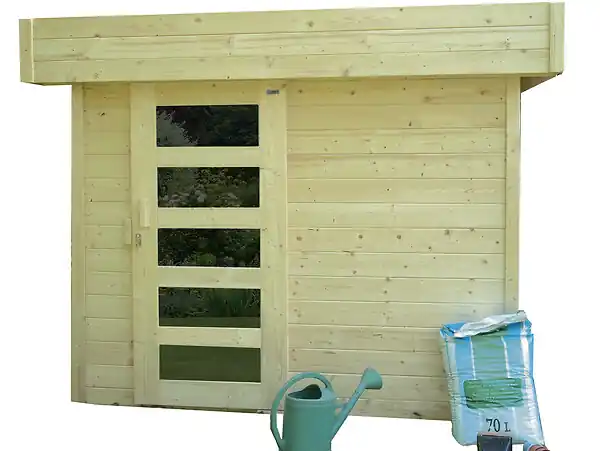 Expédié Aujourd'hui Abri de jardin Bergen en bois - 6,77m² - L.280xl.240xH.225cm SOLID
