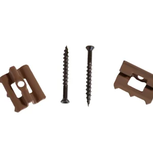 Boite de 80 clips pour lame terrasse bambou - HENRY TIMBER Top Vente