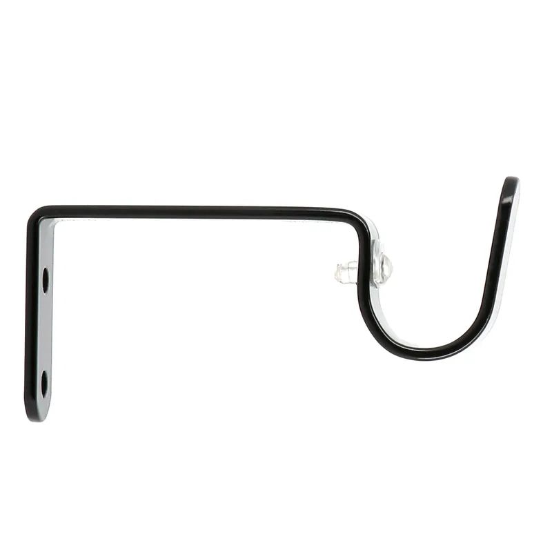 Support ouvert simple en métal diam 20 mm Finition Noir brillant par 2 - MOBOIS Produit De Marque