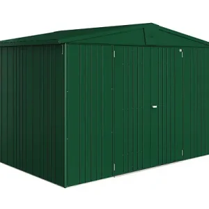 Nouveauté Abri de jardin métal Europa T5 - Vert - L.316xl.228xH.209cm BIOHORT