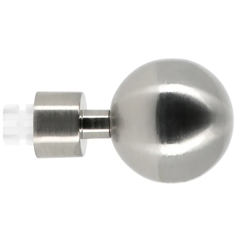 Embout déco boule en métal diam 20 mm Finition Chrome par 2 - MOBOIS Commander Maintenant