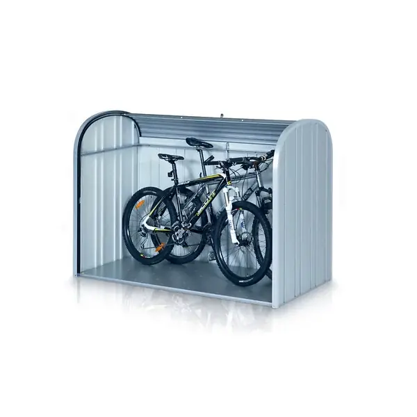 Nouvel Arrivage Coffre StoreMax T 190 acier - Argent - L.190xP.97xH.136cm BIOHORT