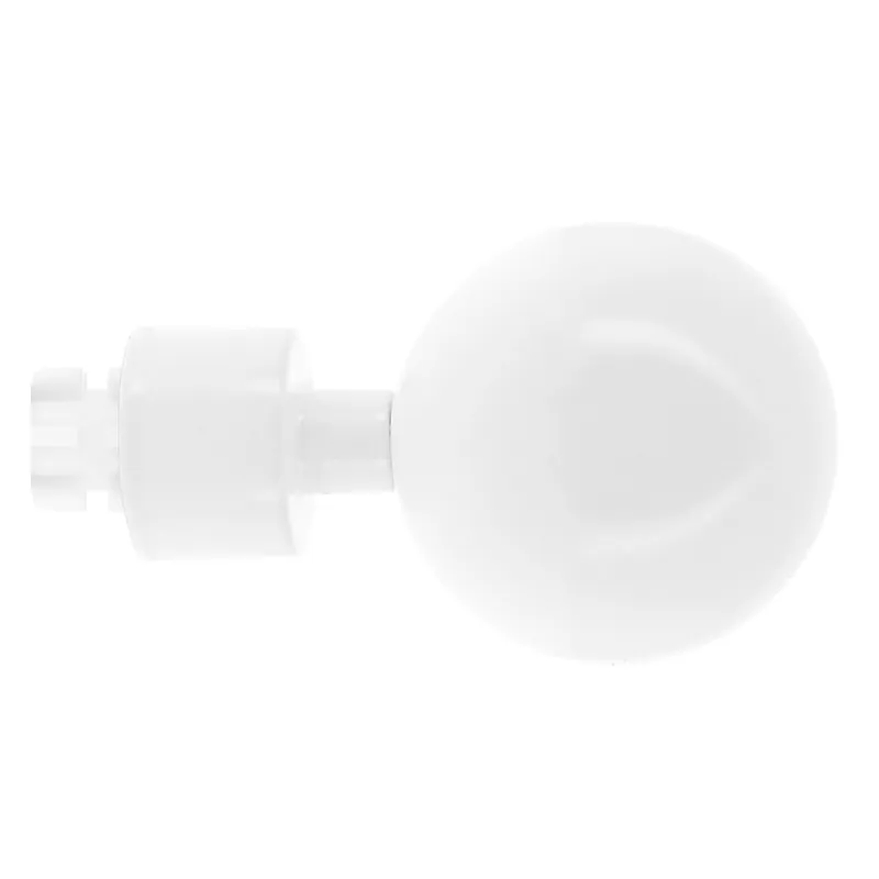 Expédition Rapide Embout déco boule en métal diam 20 mm Finition Blanc brillant par 2 - MOBOIS
