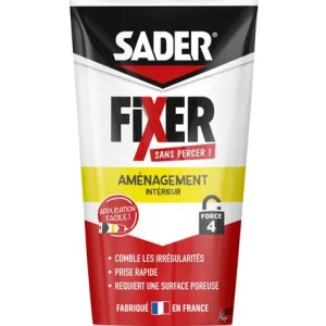 Colle Fixer sans percer aménagement intérieur 70 g SADER Réduction