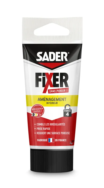 Colle Fixer sans percer aménagement intérieur 70 g SADER Réduction